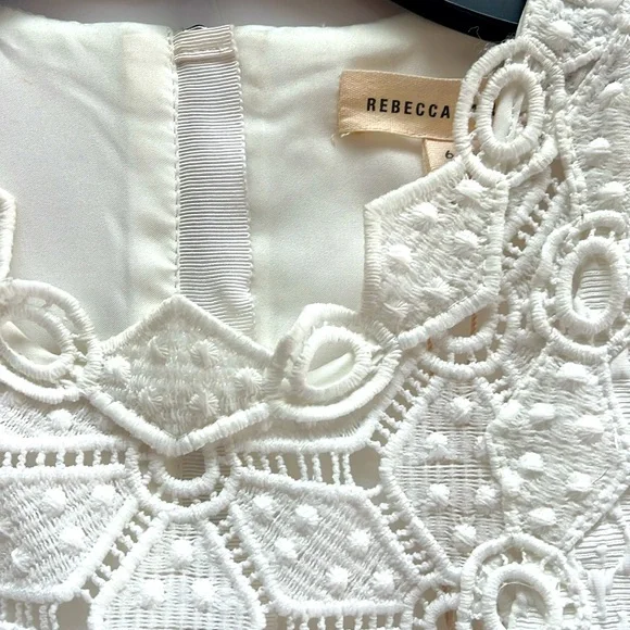 Rebecca Taylor - White Lace Top- NEW w/Tags - Picture 16 of 16